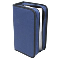 QCP na 64ks - NYLON - modré - CD/DVD Wallet 