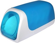 QCP zásobník na stůl pro 100 CD/DVD - modrý (blue) - -