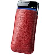Samsonite Slim Classic Leather L red - Phone Case