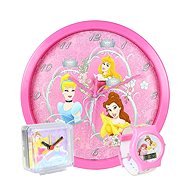  Set Disney Princess 3 in 1  - Children's Clock