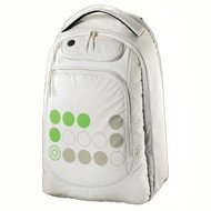 AHA Notebook Backpack zeleno-bílá 15.4" - Laptop Backpack