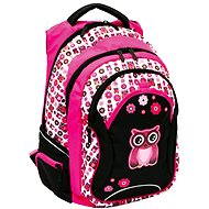 OXY Fashion Pink Owl - School Backpack