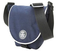CRUMPLER Ben's Pizza S - brašna na foto, modro-stříbrná (blue-silver), 16x17x9cm - -