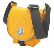 CRUMPLER Ben's Pizza S - brašna na foto, oranžovo-šedá (orange-grey), 16x17x9cm - -