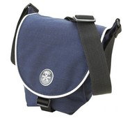 CRUMPLER Ben's Pizza M - brašna na foto, modro-stříbrná (blue-silver), 19x17x11cm - -