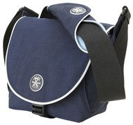 CRUMPLER Ben's Pizza L - brašna na foto, modro-stříbrná (blue-silver), 25x19x14cm - -