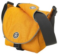 CRUMPLER Ben's Pizza L - brašna na foto, oranžovo-šedá (orange-grey), 25x19x14cm - -