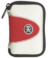 CRUMPLER The P.P. 120 - neoprénové pouzdro, stříbrno-červené (silver-red), 13x8x3.5cm - -