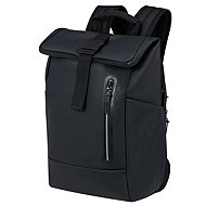 American Tourister Urban Tide Rolltop Laptop BP 14” Black - Laptop Backpack