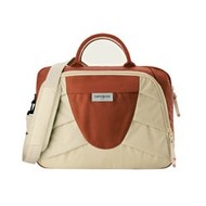 Samsonite OPPIDAN - Laptop Briefcase - brašna na notebook 15.4", bílo-rezavá (biege-rust), vnitřní r - Carryall