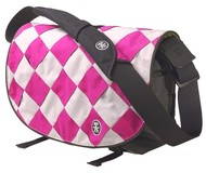 CRUMPLER Cheesy Disco Glamour - brašna na notebook 14" až 15", růžovo-stříbrno-šedá, 42x29x15cm - Carryall