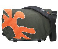 CRUMPLER Cheesy Disco BIG Logo - brašna na notebook 14" až 15", oranžovo-šedo-zelená, 42x29x15cm - Carryall