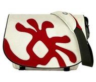  Crumpler Cheesy Disco Big Logo - cream/dark red  - Laptop Bag