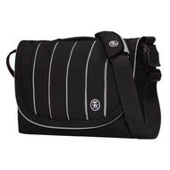 CRUMPLER The Buck Taker - brašna na notebook 14" až 17", černo-stříbrná, 49x34x16cm - Carryall