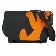 CRUMPLER Sticky Date Big Logo - brašna na notebook 14" až 17", černo-oranžová (black-orange), vnitřn - Carryall