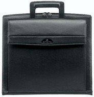 Samsonite FIFINELLA - kožený business case až na 15" notebook, černá (black), pravá kůže, vnitřní ro - Carryall