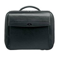Samsonite FAVONIUS - kožený business case až na 17" notebook, černá (black), pravá kůže, vnitřní roz - Carryall
