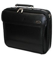 Targus Leather Notebook Case Black - luxusní kožená brašna na notebook do velikosti 15" - Carryall