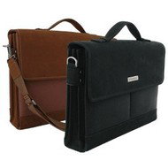 Notebook leather case Prestigio Wall Street Brown 17" - Laptop Bag