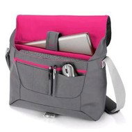 DICOTA Bounce Messenger šedo-růžová - Laptop Bag