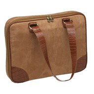 MANGO TANGO Suede Slimline Brown - Carryall