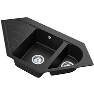 GRANISIL Taragona 965.10R Nero - Granite Sink