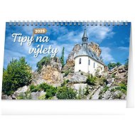 Notique Table calendar Tips for trips 2025, 23,1 × 14,5 cm - Desk Calendar