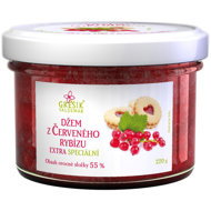 Grešík Valdemar Redcurrant jam BIO, fruit component 55 % - Jam