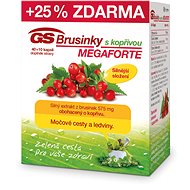GS Cranberries Megaforte with Nettle 2015 CZ/SK, 40 + 10 Capsules - Cranberries