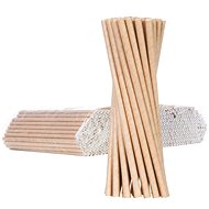 GSG24 Organic paper straws 6 / 205 mm, brown, 500 pcs - Straw