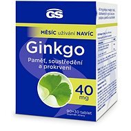 GS Ginkgo 40 + Indian Pennywort CZ, 80 + 40 Tablets - Ginkgo Biloba