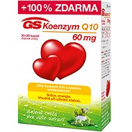 GS Coenzyme Q10 60mg CZ/SK, 30+30 Capsules - Coenzym Q10