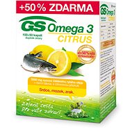 GS Omega 3 Citrus ČR/SK, 100 + 50 Capsules - Omega 3