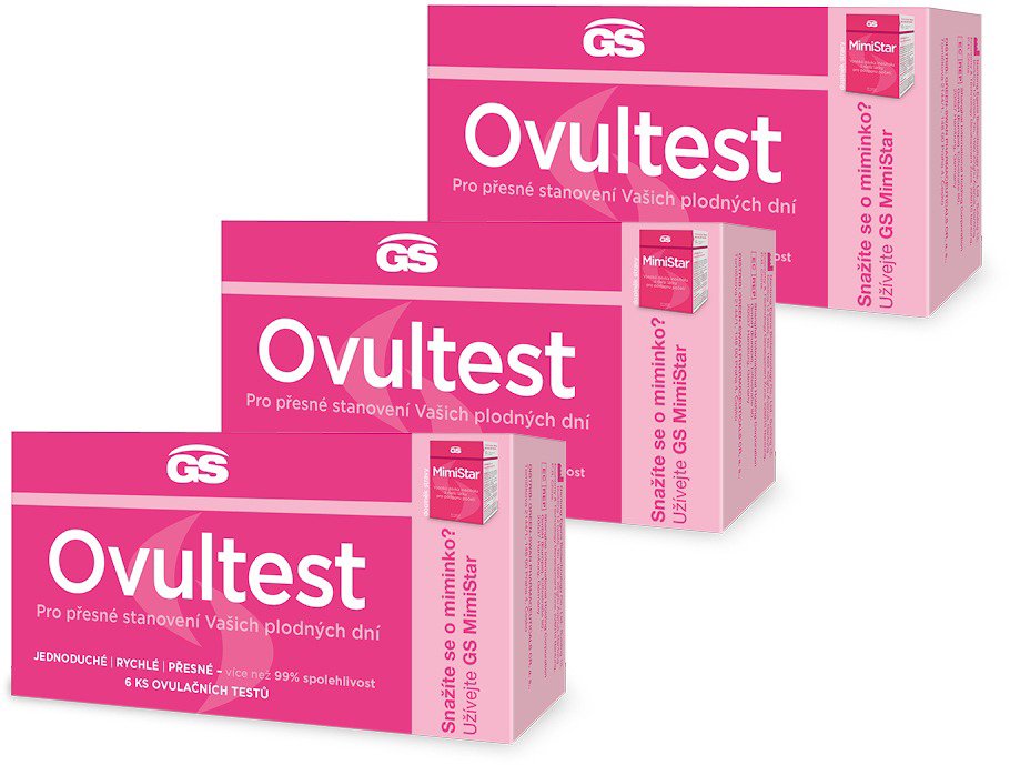GS Ovultest, 3 x 6pcs - Home Test