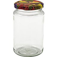 Gastro Set of 6 jars 370 ml, lid decor fruit - Canning Jar