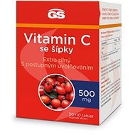GS Vitamín C500 so šípkami tbl. 50 + 10 - Vitamín C