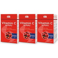 GS Vitamin C1000 with rose hips, 3x 100+20 tablets - Vitamin C
