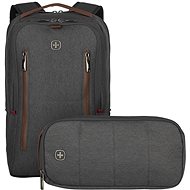 WENGER CITY UPGRADE 16", Grey - Laptop Backpack
