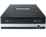Samsung SE-W164C černá (black) - DVD±R 16x, DVD+R9 8x, DVD-R DL 4x, DVD+RW 8x, DVD-RW 6x, externí US - DVD Burner