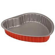 Guardini Heart cake tin 25 cm, pink - Baking Mould