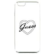 Guess Signature Heart Silver - Phone Cover
