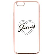 Guess Signature Heart Rose Gold - Phone Cover