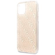Guess 4G Glitter Back Cover for iPhone 11 Pro, Gold - Phone Cover