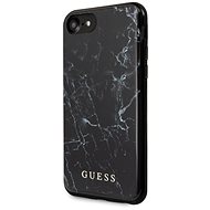 Guess Marble for iPhone 8/SE 2020, Black - Phone Cover