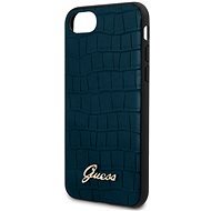 Guess Croco for iPhone 8/SE 2020, Blue - Phone Cover