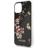 Guess Flower Shiny N.4 for iPhone 11 Pro Max, Black - Phone Cover