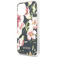 Guess Flower Shiny N.3 na iPhone 11 Pro Navy - Kryt na mobil