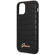 Guess Croco for iPhone 11, Black - Phone Cover