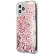 Guess 4G Liquid Glitter for Apple iPhone 12/12 Pro, Pink - Phone Cover