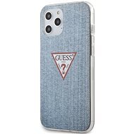 Guess PC/TPU Denim for Apple iPhone 12 Pro Max, Light Blue - Phone Cover